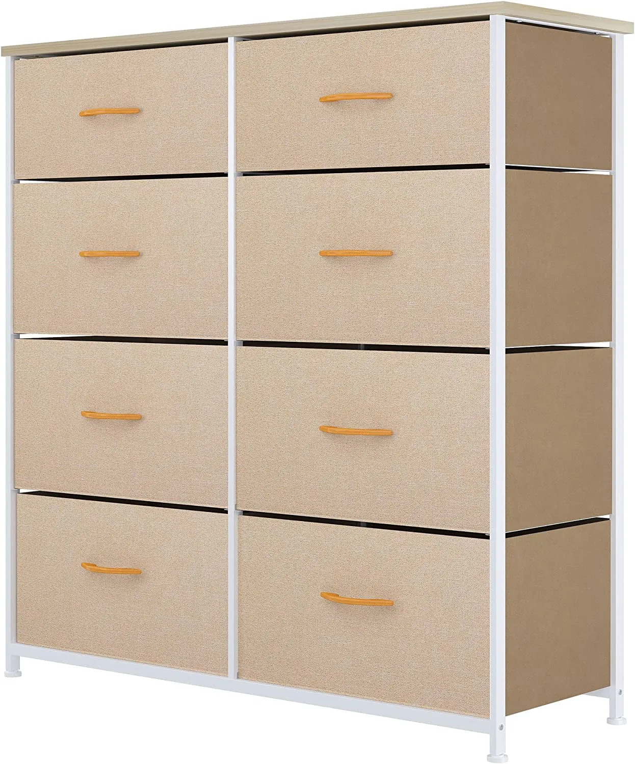 YITAHOME 8 Drawers Fabric Dresser Storage Tower Unit Organizer Unit for Living Room & Closets