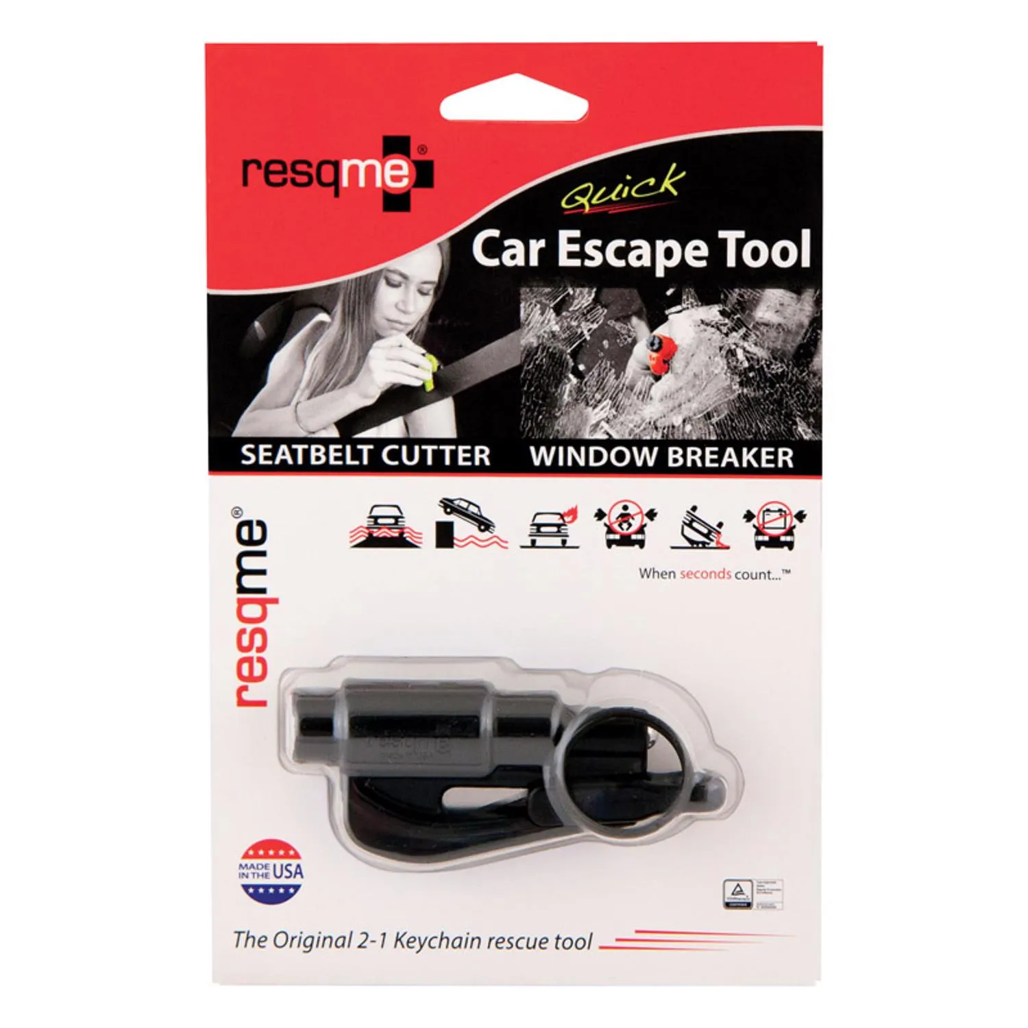 Resqme Car Escape Tool - Black