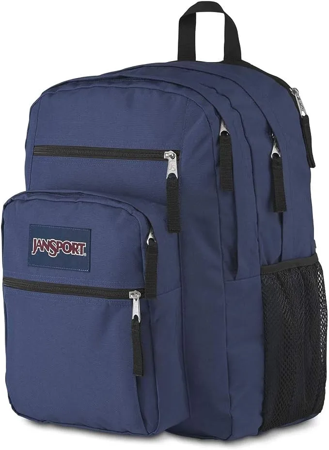 JanSport Laptop Backpack - Computer Bag with 2 Compartments, Ergonomic Shoulder Straps, 15” Laptop Sleeve, Haul Handle - Book Rucksack - Navy