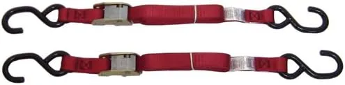 Ancra 40888-10; Classic Tie-Downs Red 66-Inch x 1-Inch Pair