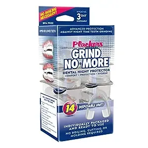 Plackers Grind-No-More Dental Night Protector, Disposable - 14 units