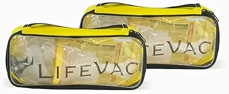 LifeVac Travel Kit Pack of 2 - Choking Rescue Device, Portable Suction Rescue Device First Aid Kit for Kids and Adults, Portable Airway Suction Device for Children and Adults