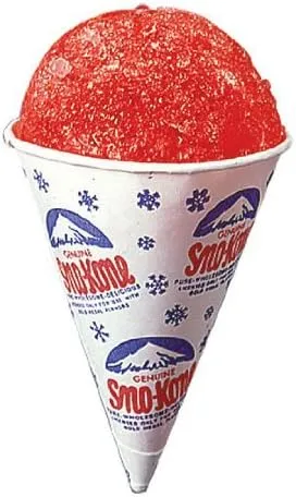 200 Snow Cone Cups 6 Oz and 200 Spoon Straws