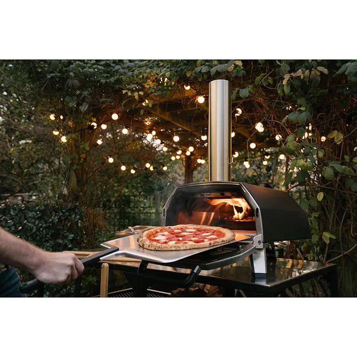 ooni Karu 16 Multi-Fuel Outdoor Pizza Oven - Wood Fired and Gas Pizza Oven ñ Outdoor Cooking Pizza Maker - Tabletop Pizza Oven for Authentic Stone Baked Pizzas - Pizza Oven Countertop