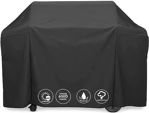 Grill Cover 600D Barbecue Cover 67 Inch Waterproof BBQ Grill Cover,Outdoor Heavy Duty Weather,UV and Fade Resistant Grill Covers for 50 55 58 60 65 Inch Charbroil and Gas Grill (67" Lx24 Wx46 H)