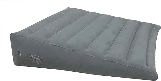 Obbomed Hr-7510 Inflatable Portable Bed Wedge Pillow with Velour Surface for Sleeping