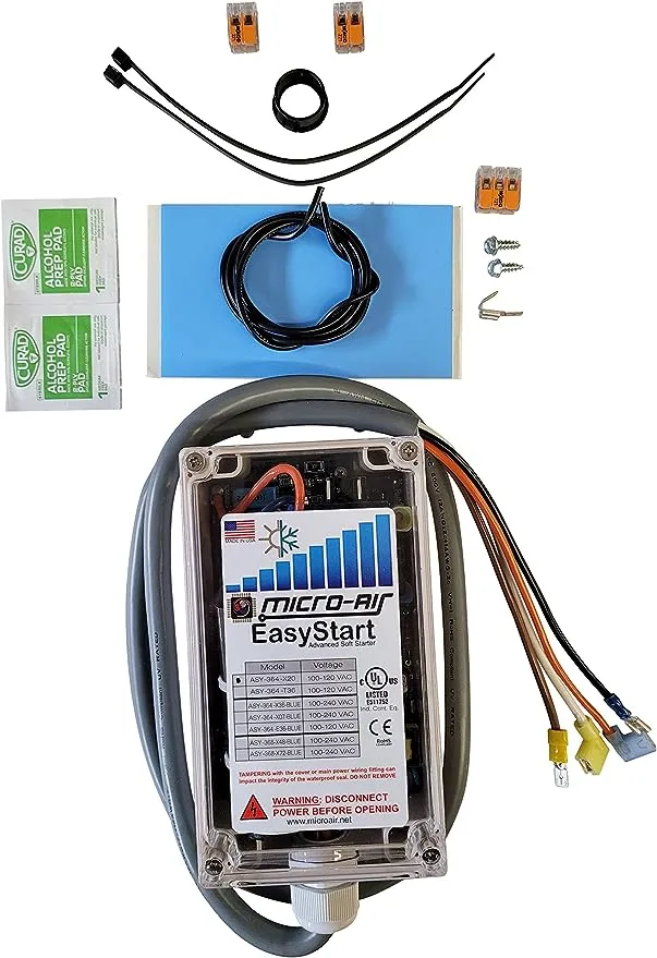 Micro-Air Easystart 364 Air Conditioner Soft Start Compressor Unit for Travel Trailer Accessories