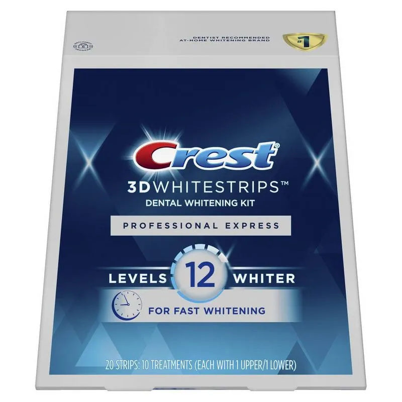 Crest 3D Whitestrips Classic White At-home Teeth Whitening Kit -  10 Treatments