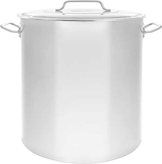 Concord Cookware Stock Pot with Lid, Size: 60 qt