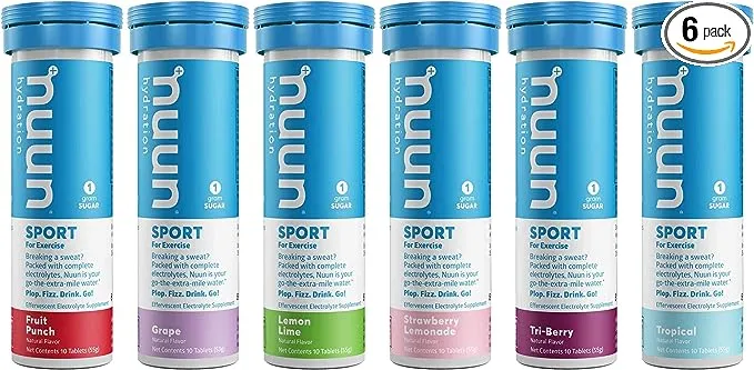 Nuun Active Natural Electrolyte Enhanced Drink Tabs, Strawberry Lemonade - 10 count