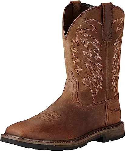 Ariat Men's Groundbreaker Work Boot - Wide Brown 10