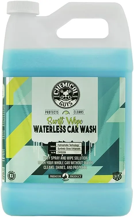 Chemical Guys CWS209 Swift Wipe Sprayable Waterless Car Wash, Easily Clean - Just Spray & Wipe, Safe for Cars, Trucks, Motorcycles, RVs & More, 128 fl oz (1 Gallon)