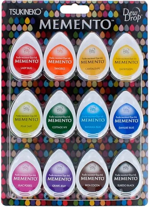 Memento Dew Drop Dye Ink Pads Gum Drops