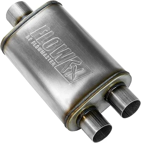 Flowmaster 72198 Exhaust Muffler, 1 Pack, Brushed