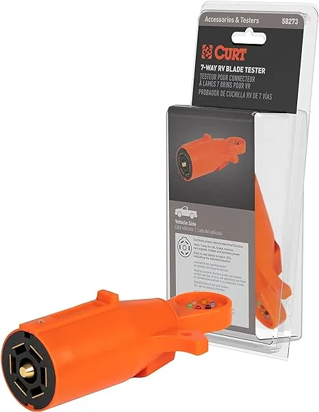 Curt 7-Way RV Blade Connector Tester