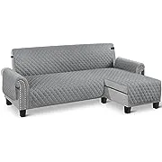 TAOCOCO Sectional Couch Cover Reversible Quilted Sofa Slipcovers L-Shaped ...