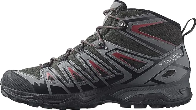 Salomon Men's X Ultra Pioneer Climasalomon Waterproof Climbing Shoe, Black/Magnet/Monument, 10.5Salomon Men's X Ultra Pioneer Climasalomon Waterproof Climbing Shoe, Black/Magnet/Monument, 10.5