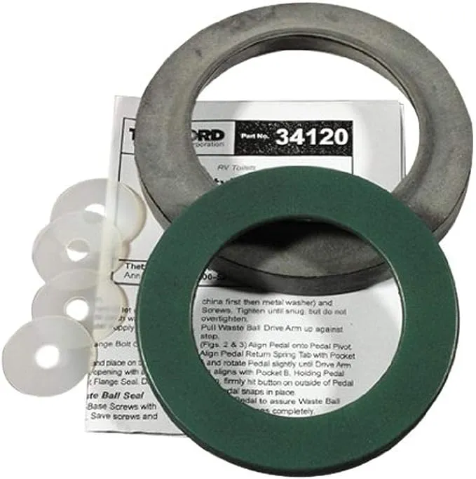 Thetford 34120 Waste Ball Seal Kit For Style II Lite And Plus