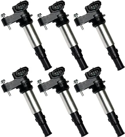 MAS Set of 6 Ignition Coil Pack Compatible with Buick Cadillac Chevy GMC Saab...