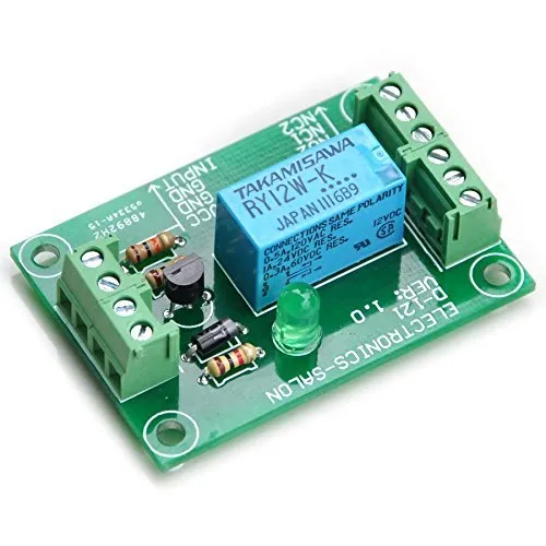 ELECTRONICS-SALON DPDT Signal Relay Module, 12Vdc, RY12W-K Relay. Has Assembled. DC 12V