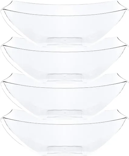 PLASTICPRO Disposable Serving Bowls