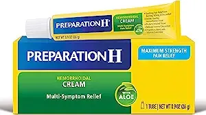 Preparation H Cream Relief with Aloe