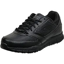 Skechers Nampa Slip-Resistant Men's Work Shoes - Black