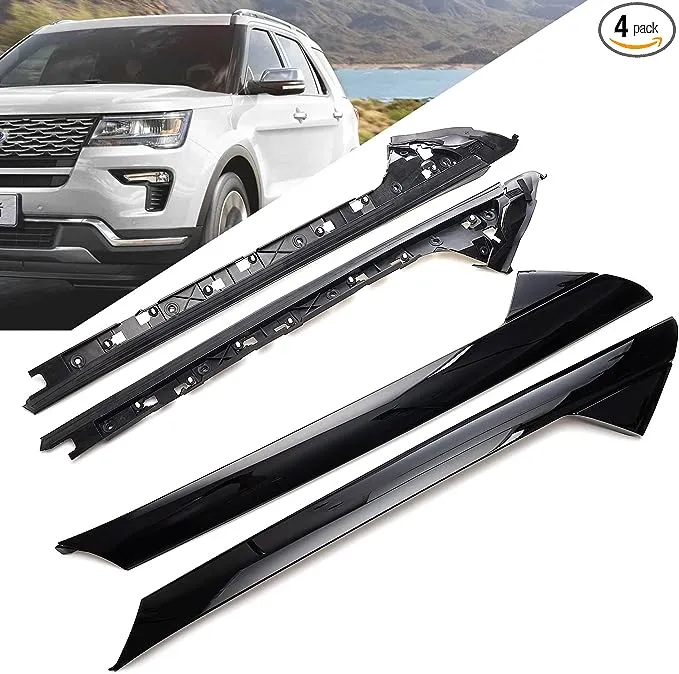 RJSPHH Windshield A-Pillar Molding Trim for 2011-2019 Ford Explorer