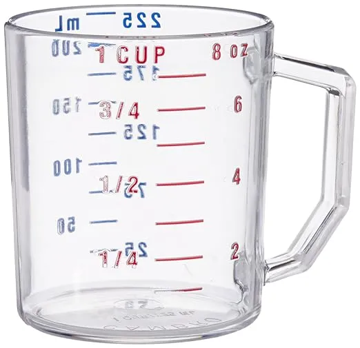 25MCCW135 Cambro 1 Cup Camwear Measuring Cup