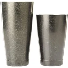 Cocktail Tin, Set (18 oz and 28 oz), Vintage Black