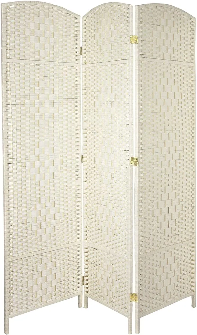 Oriental Furniture 5 1/2 ft. Tall Fiber Weave Room Divider