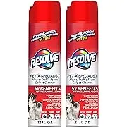 Resolve Pet Specialist Heavy Traffic Foam, Carpet Cleaner, Pet Stain And Odor Remover, Carpet Cleaner Solution, 2 Pack Of 22oz