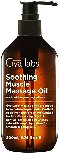 Gya Labs Soothing Massage Oil for Sore Muscles  Stress Relief-Eucalyp<wbr/>tus 200ml