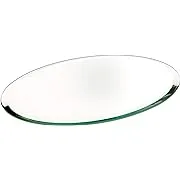 Plymor Oval 3mm Beveled Glass Mirror 4 inch x 6 inch (Pack of 3)