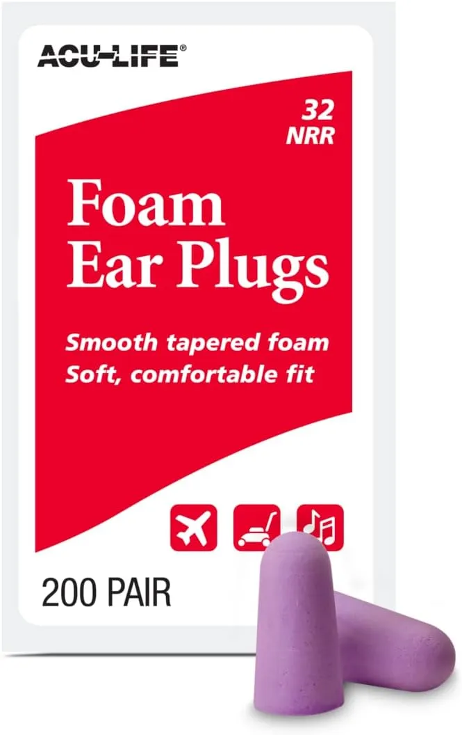 Acu-Life Foam Ear Plugs