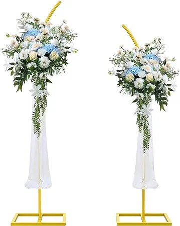 Wedding Arch Backdrop Stand(8ft&6.8ft) with Ballon Sets,Metal Wedding Arches for Ceremony,Balloon Arch Stand for Birthday,Wedding,Baby Shower and Any Celebration