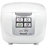 Panasonic SR-DF101 5-Cup Rice Cooker, White/ Silver