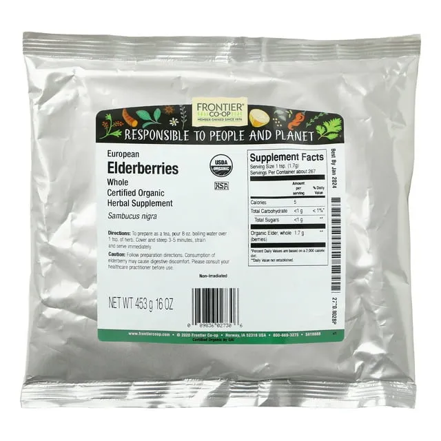 Frontier Co-op Elderberries