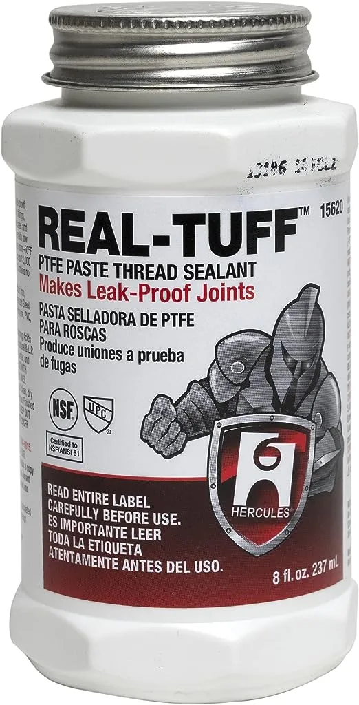 Hercules 15620 1/2PT RealTuf T Sealant, 8 oz., White