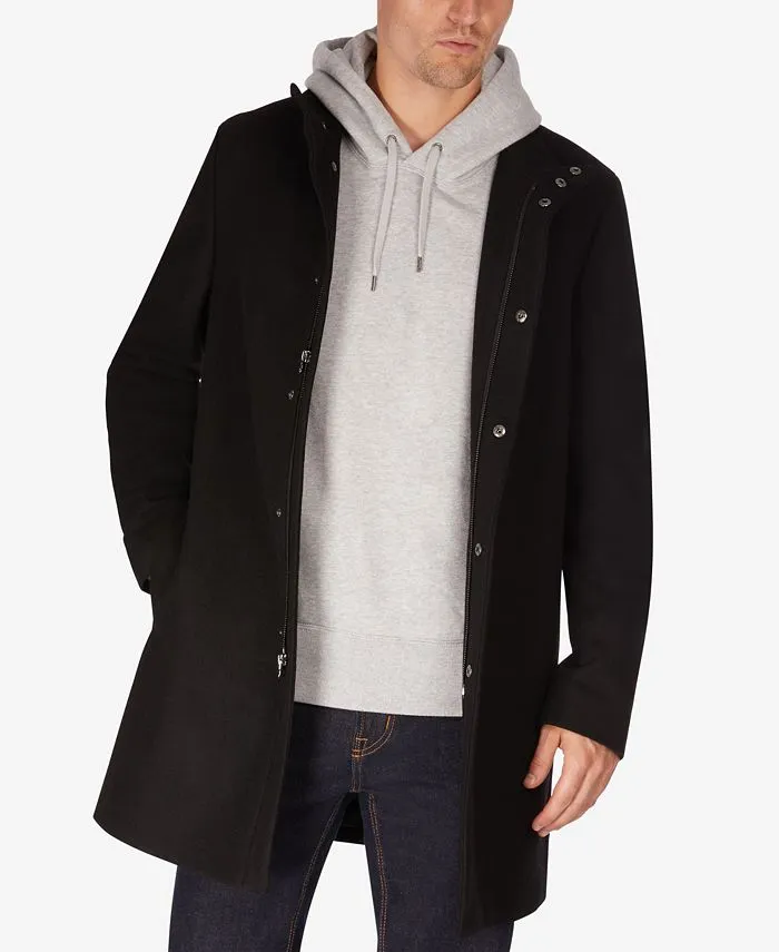 Calvin Klein Men's Mayden Slim-Fit Overcoat