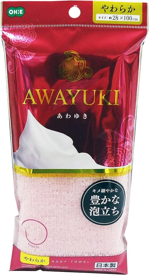 Awayuki Nylon Towel Soft Pink