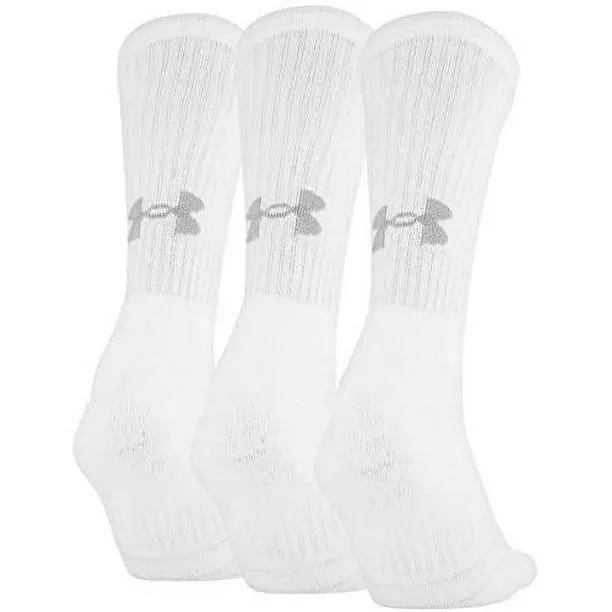 Under Armour Adult Training Cotton Crew Socks, Multipairs