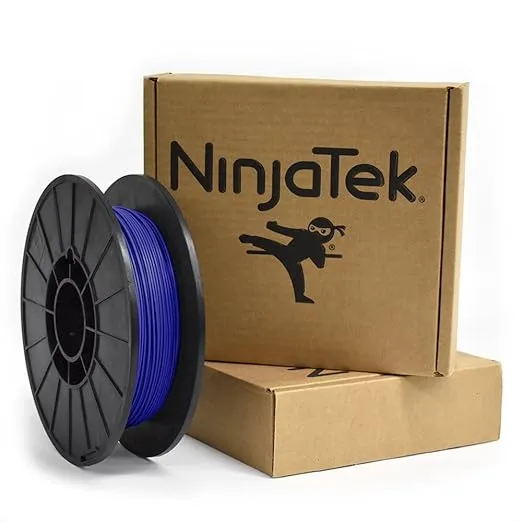 NinjaTek - 3DNF0217505 3DNF02117505 NinjaFlex TPU Filament, 1.75mm, TPE.5kg, Sapphire (Blue) (Pack of 1)