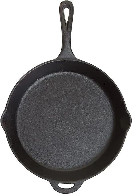 12" Seasoned Cast Iron Skillet-Camp Chef