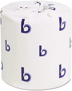 Boardwalk Two-Ply Toilet Tissue White 4 1/2 x 4 1/2 Sheet 500 Sheets/Roll 96 ...