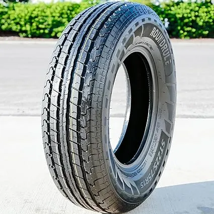 Roundrule ST Hikee Semi Steel Premium Trailer Radial Tire-ST205/75R15 205/75/15 205/75-15 107/102L Load Range D LRD 8-Ply BSW Black Side Wall