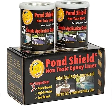 Pond Armor SKU-Dblue-QT-R Delta Blue Pond Shield 1.5 Quart Kit Non-Toxic Epoxy Coating