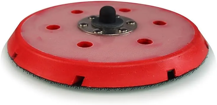 Chemical Guys BUFLC_202 - Torq 6" R5 Dual-Action Red Backing Plate with Hyper Flex Technology