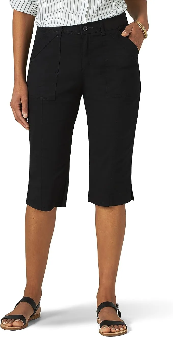 Lee Women&#039;s Flex-to-go Utility Skimmer Capri Pant