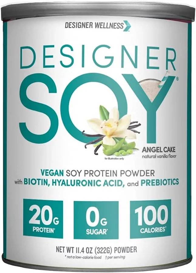 Designer Soy Protein Powder | Angel Cake Vanilla